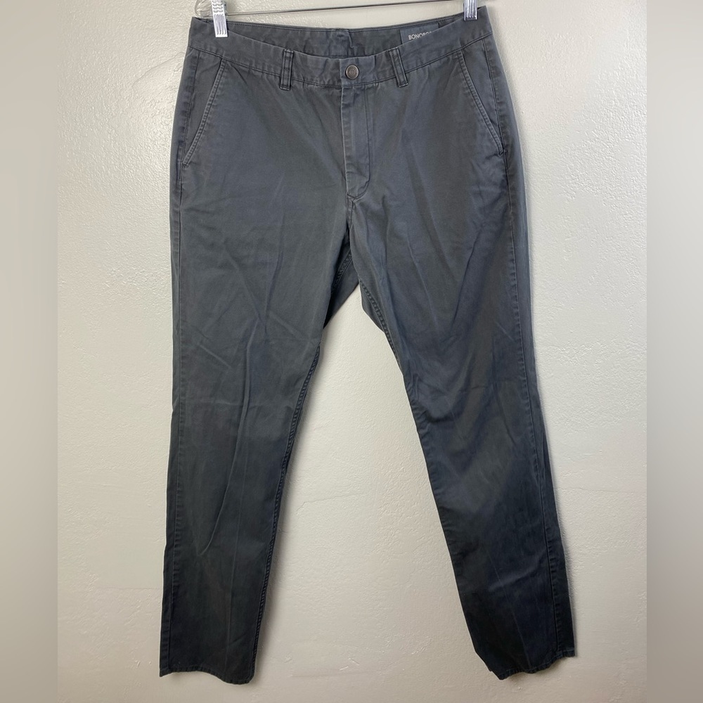 Bonobos Gray‎ Neutral Chino Cotton Pants Men’s 34 x 36